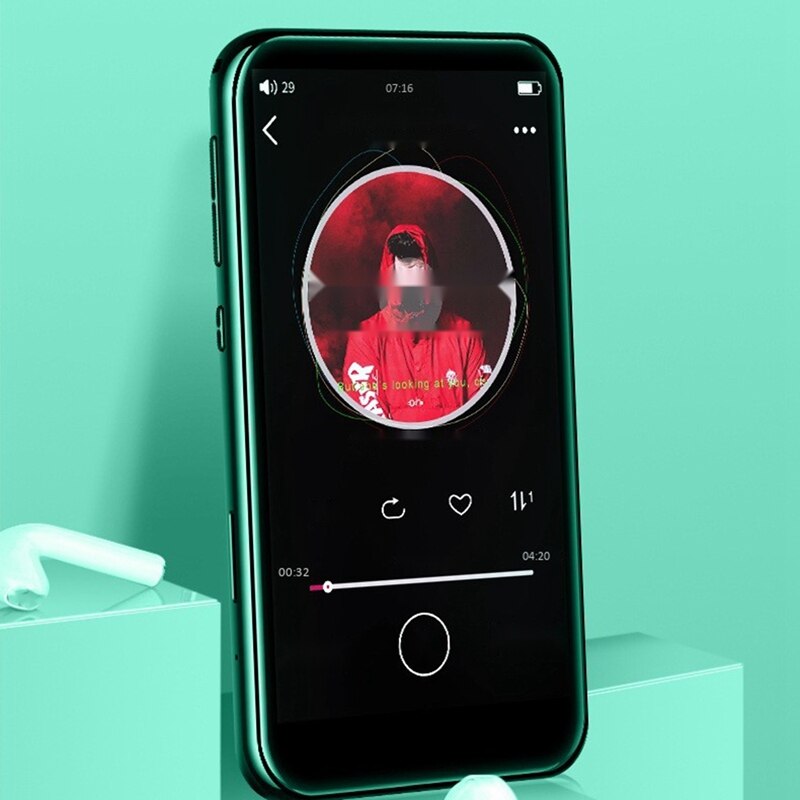 Mp4 muziekspelers 4.0- inch full-sn press  mp3 spelers bluetooth 5.0 walkman hifi geluid