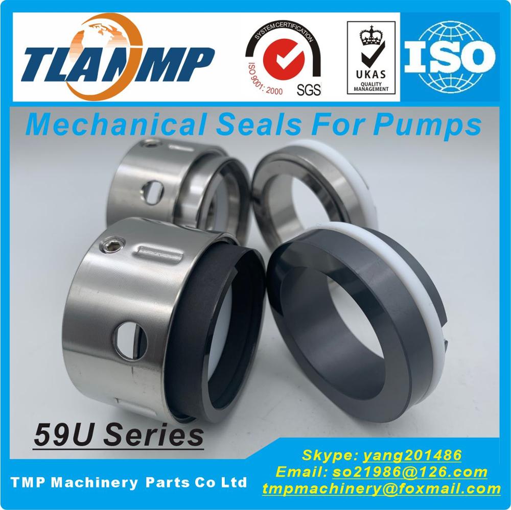 Tyypin 59u-18/20/22/25/28/30/32/35/38/40/43/45/48 j- nosturin mekaaniset tiivisteet bp ptfe -kiilaistukilla (materiaali: hiili/sic/ptfe)