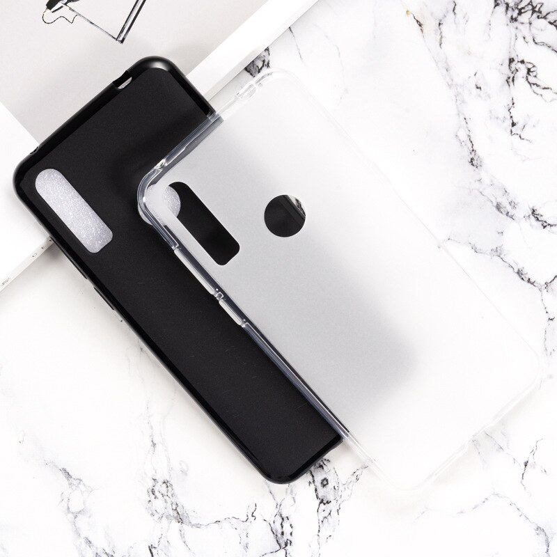 Svart deksel til alcatel 1s telefondeksel silikon myk tpu beskyttelse bakdeksel til alcatel 1v 3l deksler funda capa