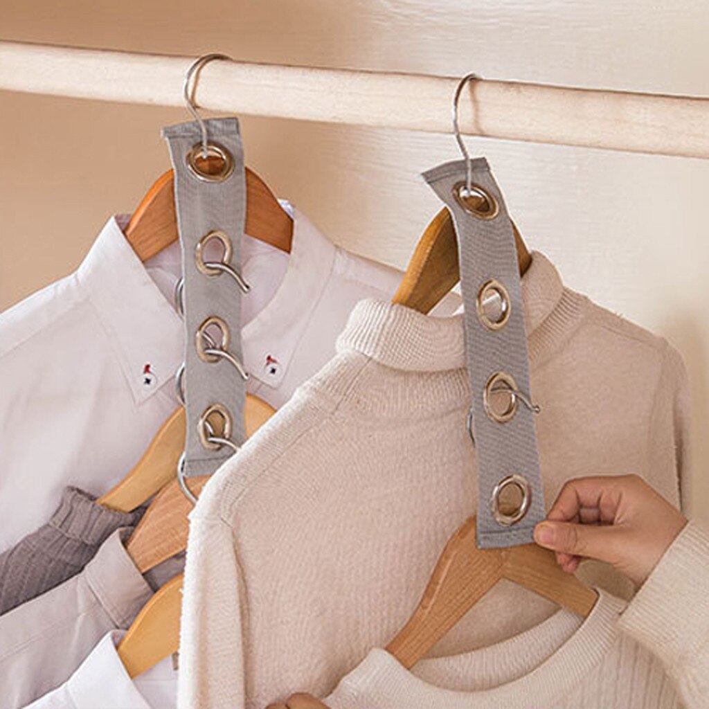 Closet Hanger Wonder Ruimte Besparen Magic Extension Verbinding Kleding Rek Band
