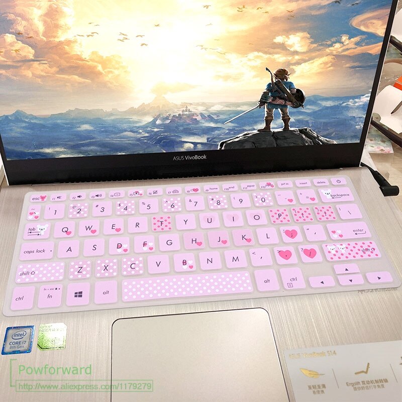 Pour ASUS Vivobook 14 A412F A412D A412FJ S412FL S412FA S412FJ S412DA S412UA S 412 Peau de Couverture De Clavier d'ordinateur portable Protecteur 14 Pouces