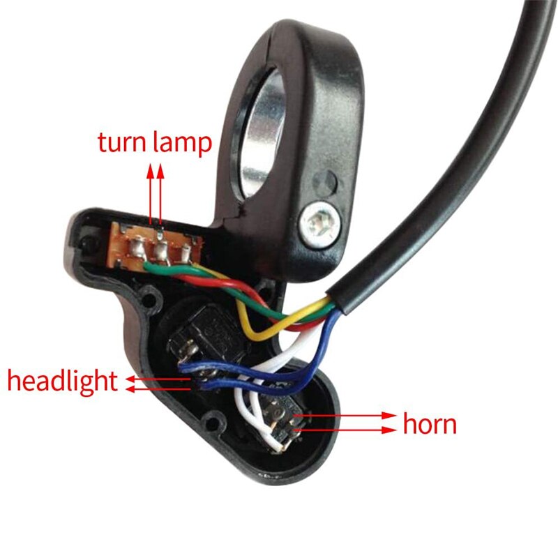 Interruptor de manillar de motocicleta eléctrica, claxon para moto, intermitentes, botón de encendido/apagado, accesorios para motocicleta