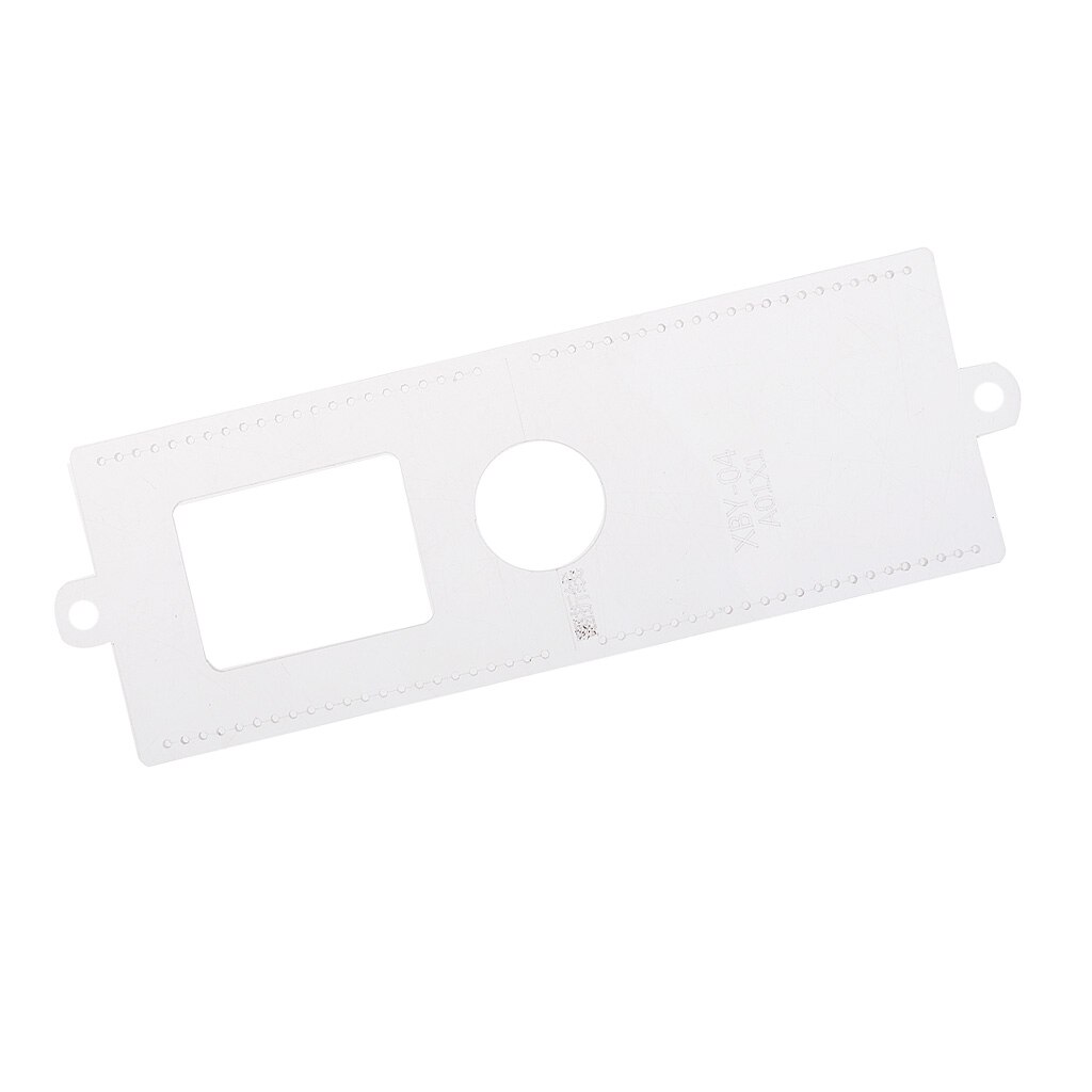 1pcs Card Bag Card Holder DIY Leather Craft Template Acrylic Pattern Stencil