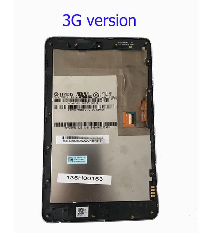 Lcd-scherm + Touch Screen Digitizer Met Frame Voor Google Nexus 7 ME370 ME370T ME370TG Nexus7c 3G Of wifi Versie: 3G  version