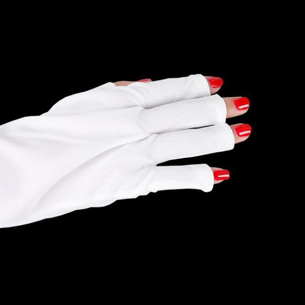 1 Paar Anti Uv Stralingsbescherming Handschoenen Uv Bescherming Handschoen Nail Art Gel Anti Uv Handschoen Uv Led Lamp Nagel droger Light Tool