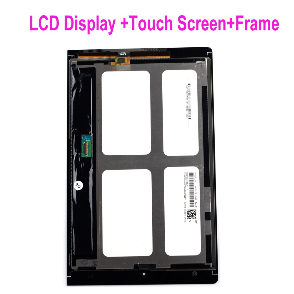 AAA+ 10.1&#39;&#39; LCD for Lenovo Yoga B8000 B8000-H Tablet 10 60047 60046 LCD Display Touch Screen Digitizer Assembly with Frame Tools