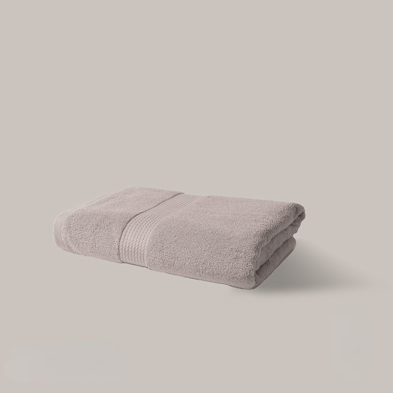 Long-staple Cotton Bath Towel Thicken Household Hotel Beauty Center Bathroom Towels No Fluorescence Suitable for Adults: Dark Brown
