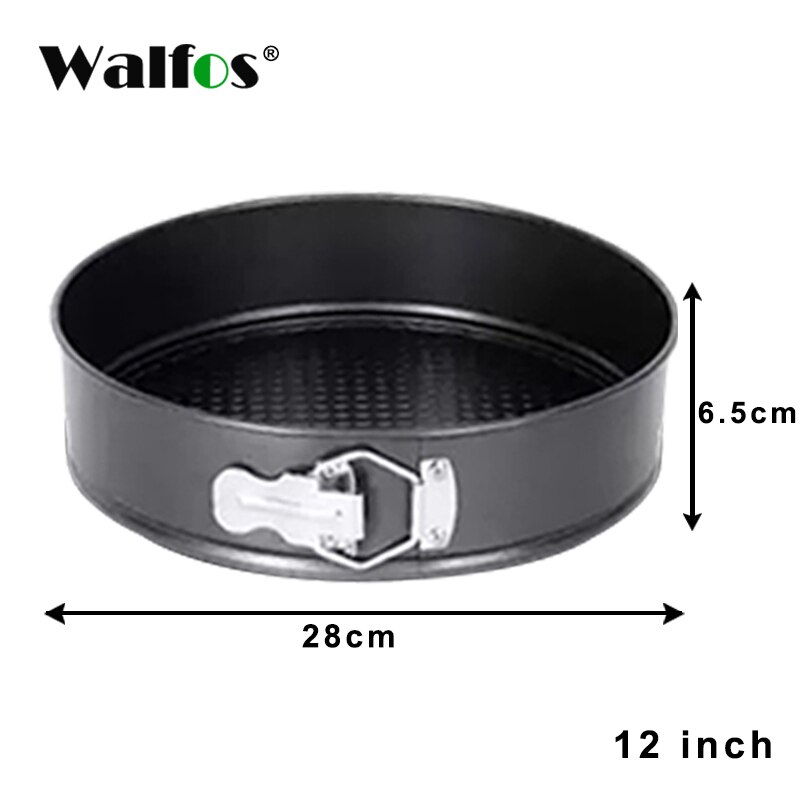 WALFOS Non-stick Cheesecake Pan Springform Pan with Removable Bottom/Leakproof Cake Pan Kitchen Accessories: WALFOS 12 inch