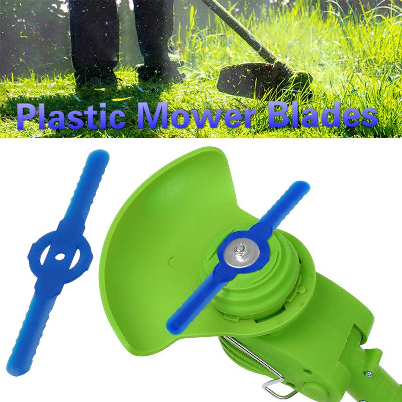 1/5Pcs Plastic Maaier Snijden Blade Universele Grasmaaier Tool Milieuvriendelijke Duurzaam Gazon Trimmers Tuin Rood/zwart/Blauw