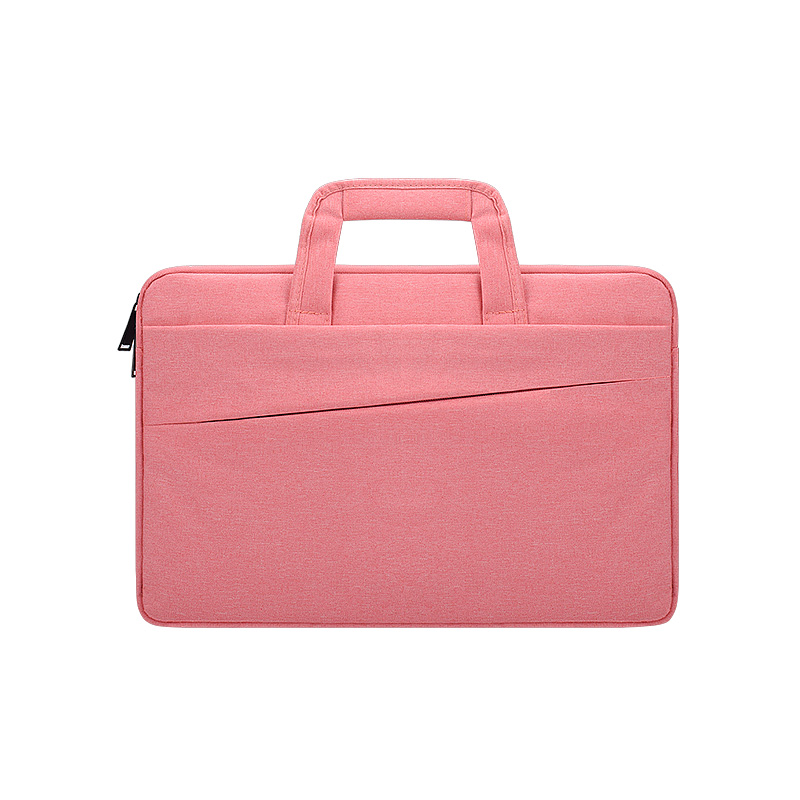 Portable Shoulder Bag Laptop Case for Notebook 13.3 14 15 inch Waterproof Handbag for Macbook Acer ASUS Xiaomo hp: Pink / 15.6-inch