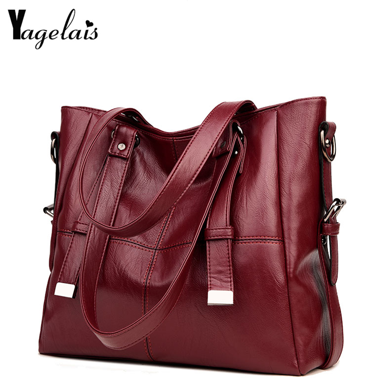 Women Soft Leather Tote Business Ladies Single Shoulder Bags Crossbody Bags Womens Handbags T