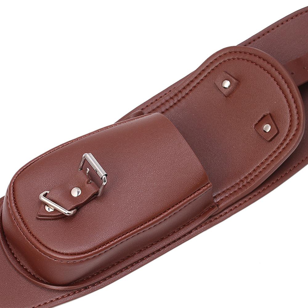 Brown Motorcycl gallons Leather Tank Gas Tank Dash Console Center Pouch Bag fit for Harley Sportster XL48 883 1200