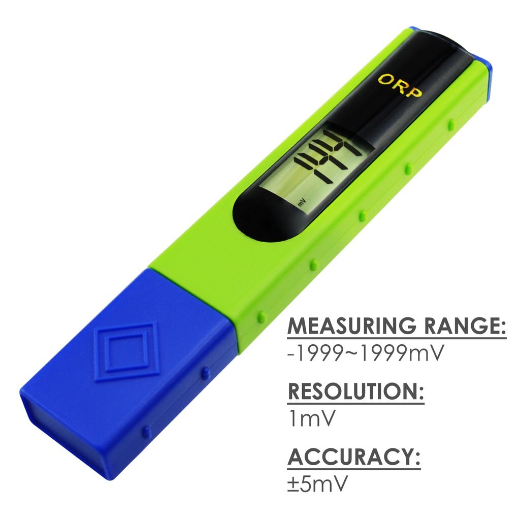 ORP Meter Tester -1999~1999mV 1-point Calibration Oxidation Reduction Potential Water Orp Tester Controller Swimming Pools Redox