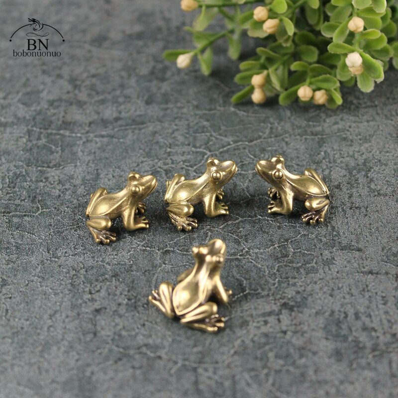 Gatuida Messing-Bienen Deko – 2 Stück, Goldfarben, 4,7x3,2 Cm, Für Schreibtisch & Regal