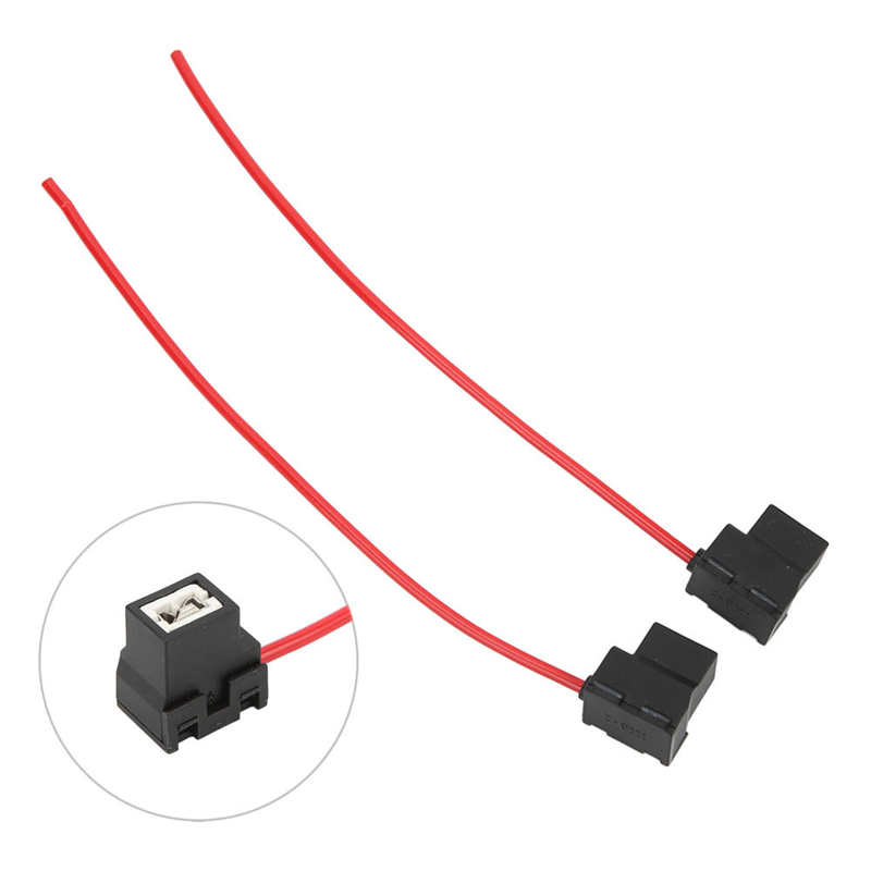 Connecteur d'ampoule H1, douille femelle pliée avec faisceau de câbles de 1 mm² pour remplacement pour bricolage, Modification pour Extension