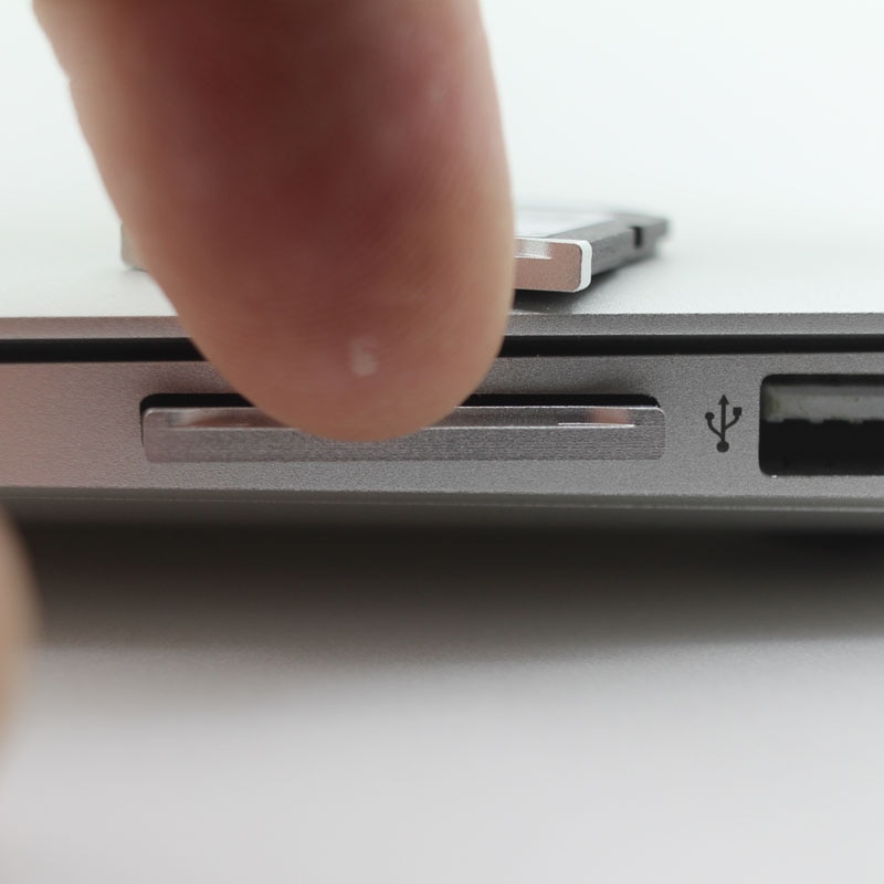 Original baseqi aluminium minidrive micro sd -kortlæser til macbook pro retina 13 '' model 303a hukommelseskortadapter