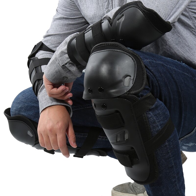 Motorbike Protection Motorcycle Knee Pads Guards Cuirassier Elbow Racing Off-Road Protective Kneepad Motocross Brace Protector