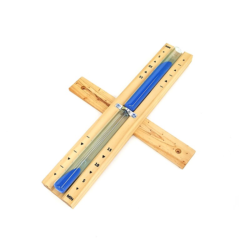 Wall-Mounted Rotating Sauna Clock Wooden Hourglass blue Sand Timer 15 Minutes Timer Home Decoration Accessories