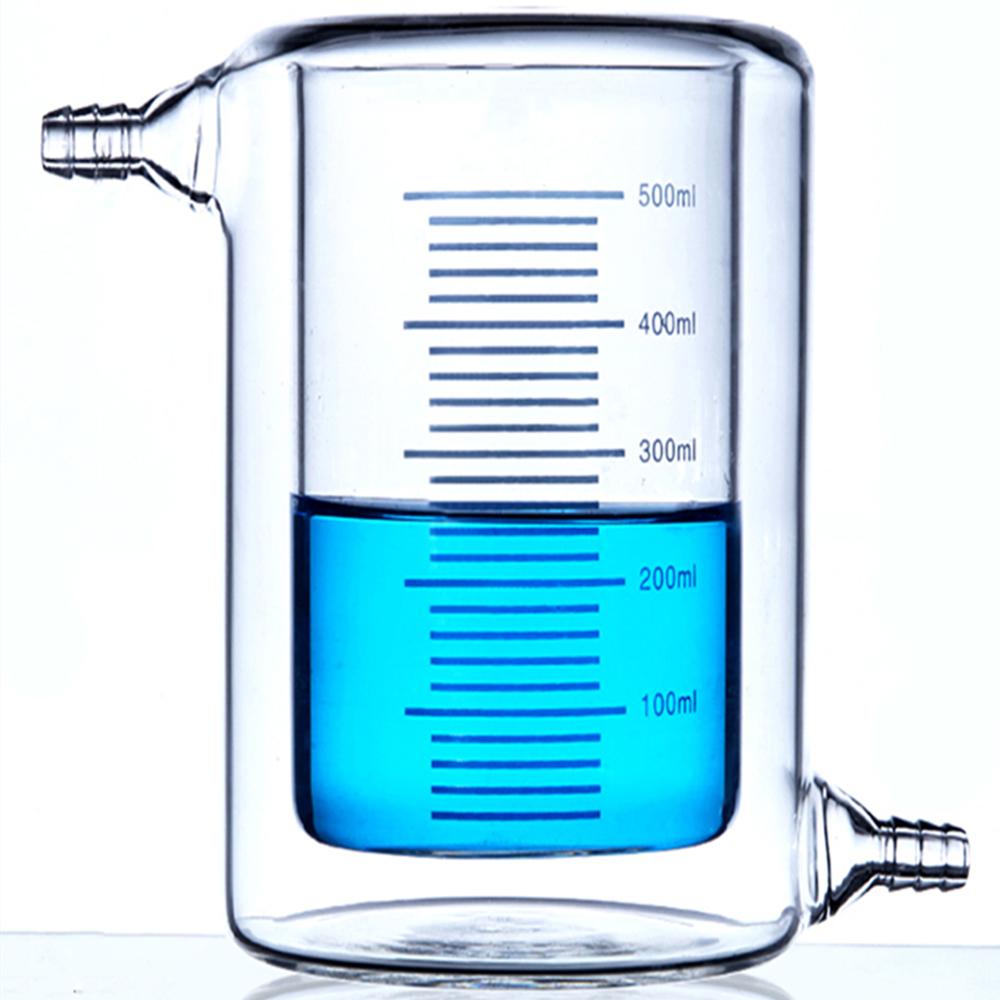 500 Ml Jacketed Glas Beker Jas Kolf Lab Chemcal Glaswerk