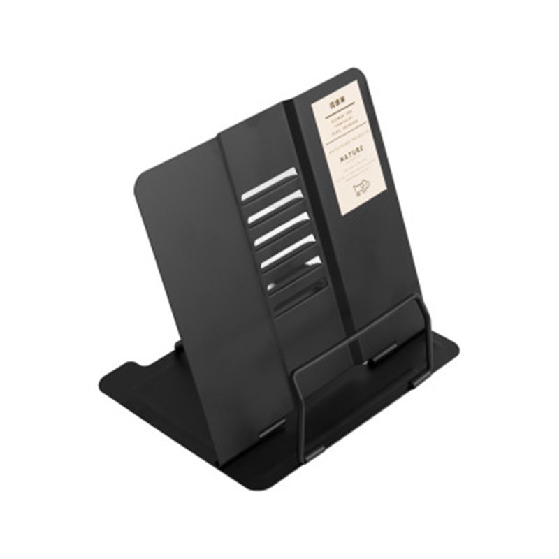 Soporte portátil para libros de lectura, soporte para documentos, escritorio ajustable, ángulo duradero, plegable, soporte de exhibición, suministro escolar