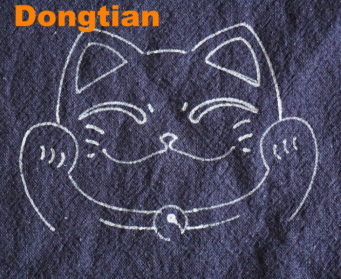 Japanese Style Cute Lucky Cat Sashiko Templates Acrylic Drawing Embroidery Template Sashiko Accessories 11cm*11cm