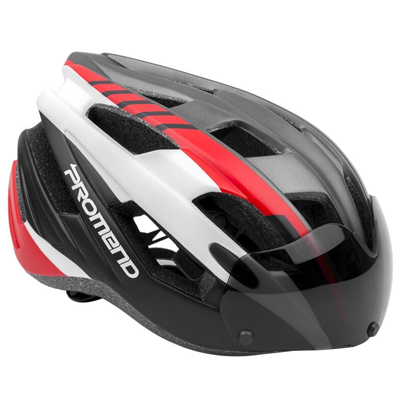 Promend tk -12 h 22 cykelhjelm integreret støbt let halvhjelm mountainbike sikkerhedshætte mænd kvinder rideudstyr