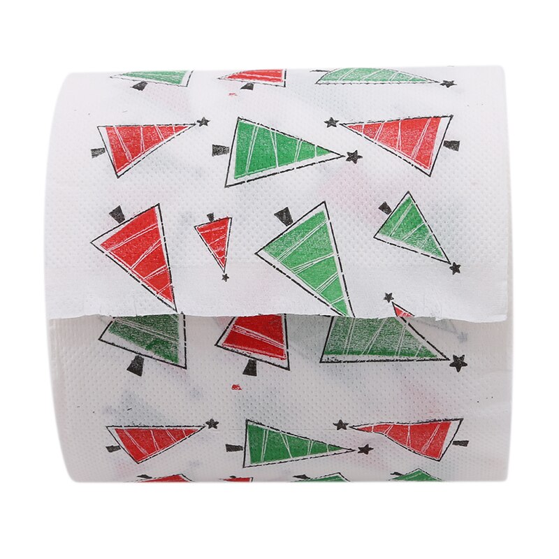 Merry Christmas Patterns Paper Towels Toilet Paper Bulk Rolls Bathroom Tissue Soft