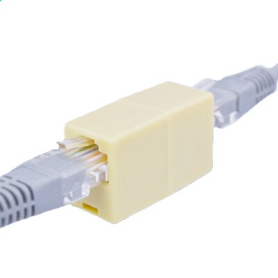 ESCAM CAT5 CAT5e Ethernet Adapter 8P8C RJ45 Connector Network Extension Cable Adapter for Ethernet Cable Female to Female