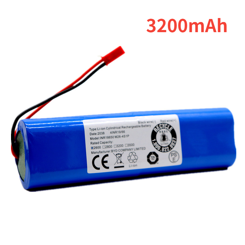 Original Li-Löwe-Akku für ILIFE V3s Profi, V5s Profi, V8s, V8 Plus, V80, V80 Max, V80 Profi, V3s Max 18650 2600 mAh 14,4 V PX-B010: Weiß