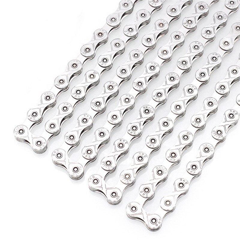 6 7 8 9 10 11 Speed Bicycle Chain 116 Links MTB Mountain Road Bike Stainless Steel Chains Plating Cycling Accessories BC0577