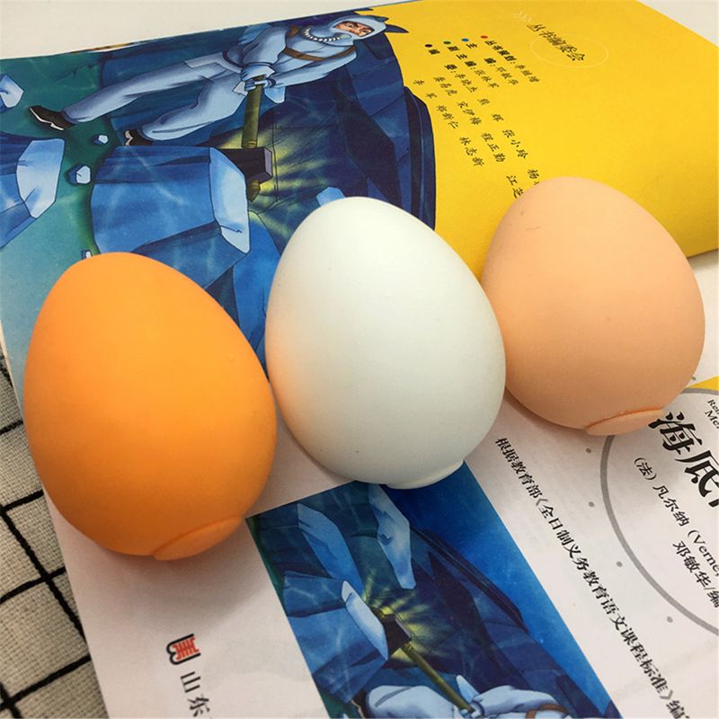 Simulation Egg Stress Ball Prank Joke Toy Stress Relief Squeeze Toy Antistress Ball