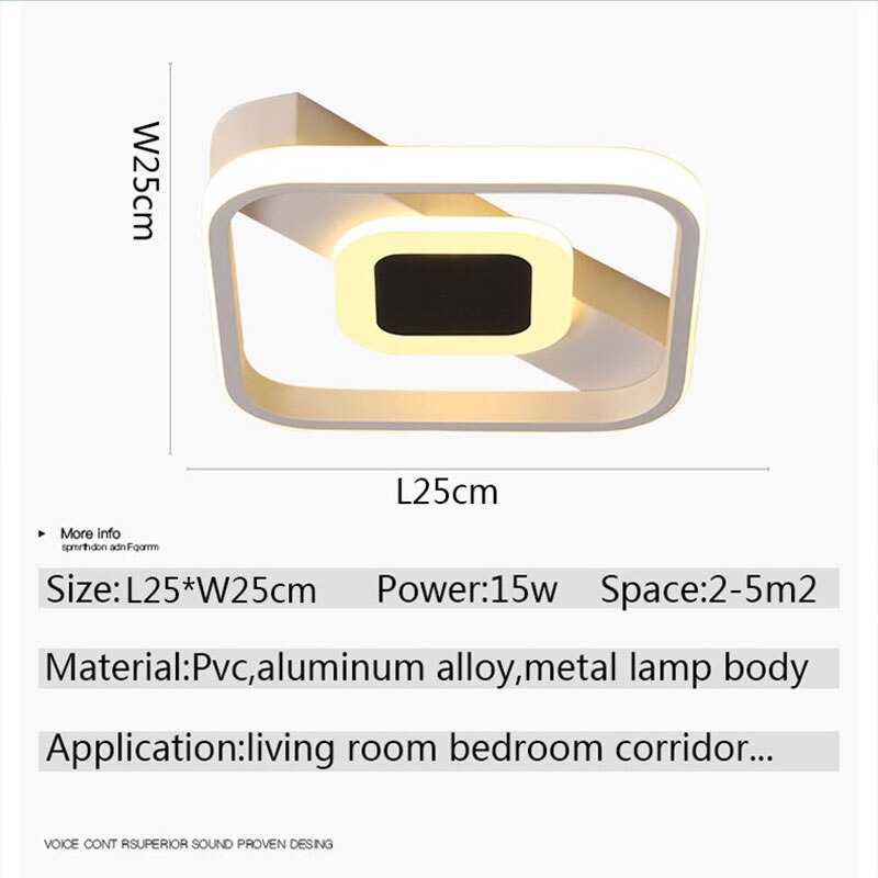 Moderne Led Kroonluchter Lustre Led 15W Kroonluchter Verlichting Voor Thuis Woonkamer Gang Licht Balkon Gangpad Lamp Verlichting Armatuur