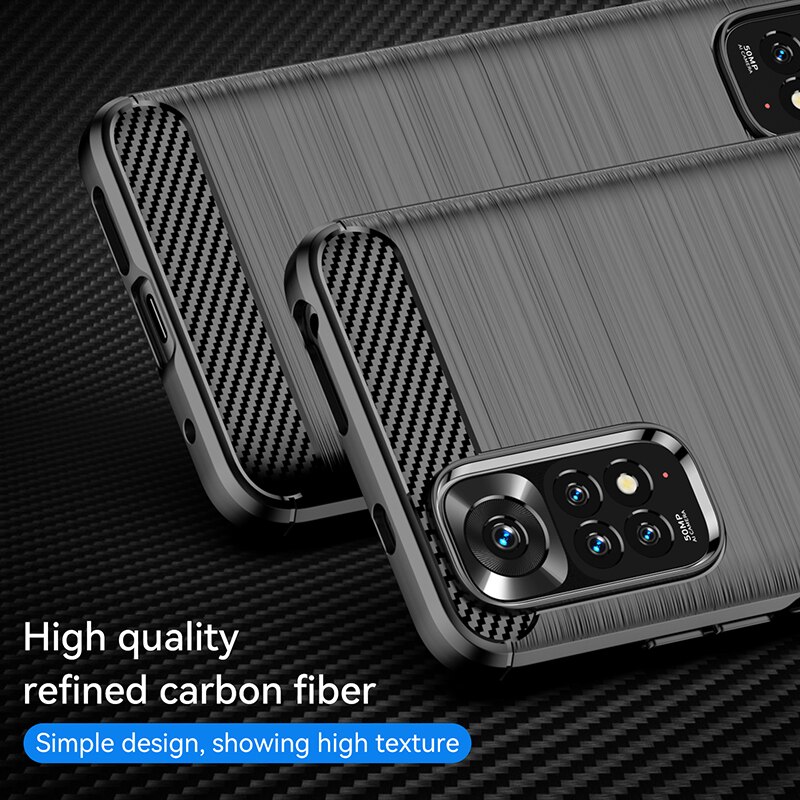 Dla Xiaomi Redmi Note 11 globalna obudowa z włókna węglowego dla Xiaomi Redmi Note 11 globalna obudowa dla Redmi Note 11 Pro 5G globalna