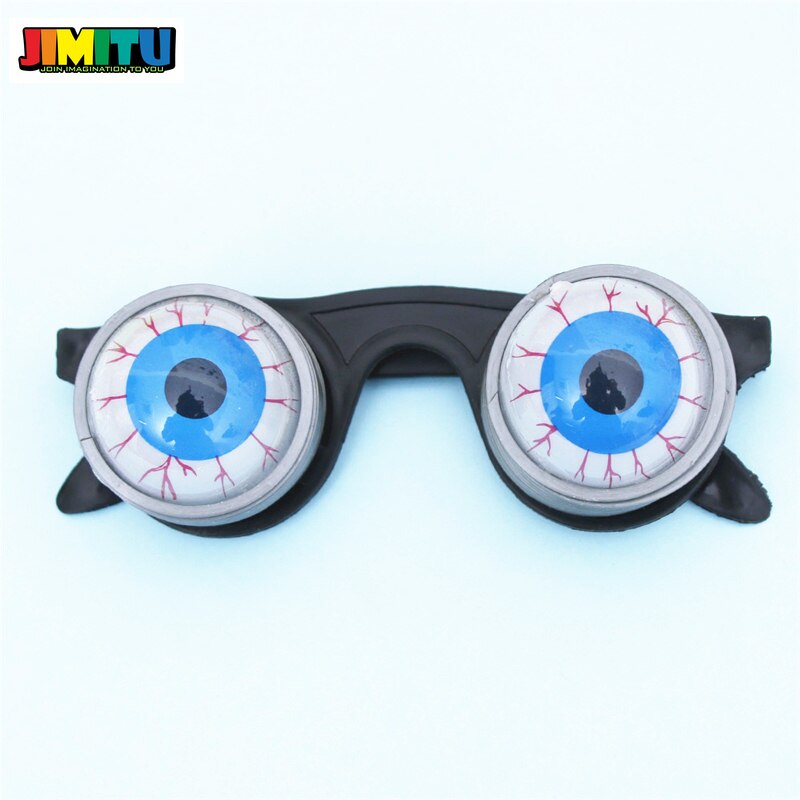 Halloween Pop Uit Eye Dropping Eyeball Bril Horror Masquerade Scary Ogen Bril Party Prank Grappige Grap Speelgoed