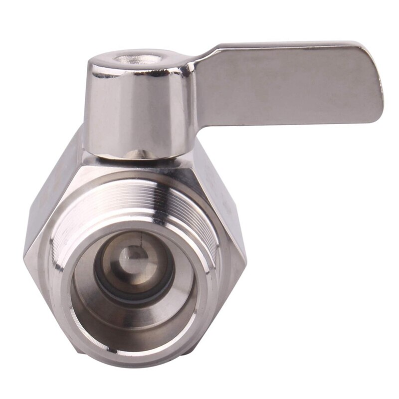 Vanne à Boisseau Sphérique 1/2 Po NPT DN15 En Acier Inoxydable 304 Avec Filetage Femelle Et Poignee Papillon 94976260