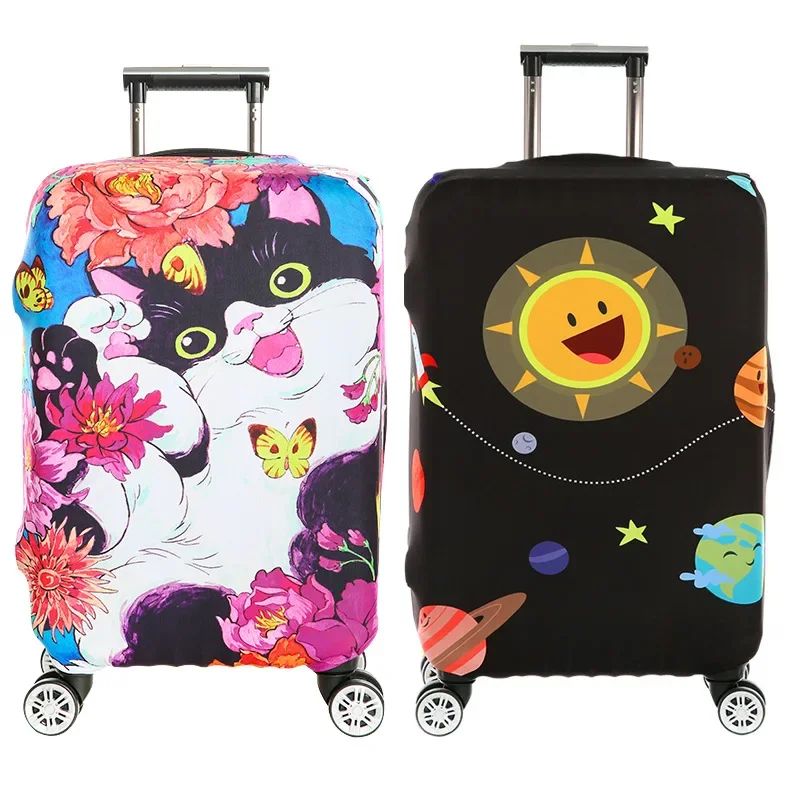 Bagagehoes Elastische reistrolley Koffer Beschermende bagagehoes Cartoon kofferhoes Kind Cartoon reisaccessoires