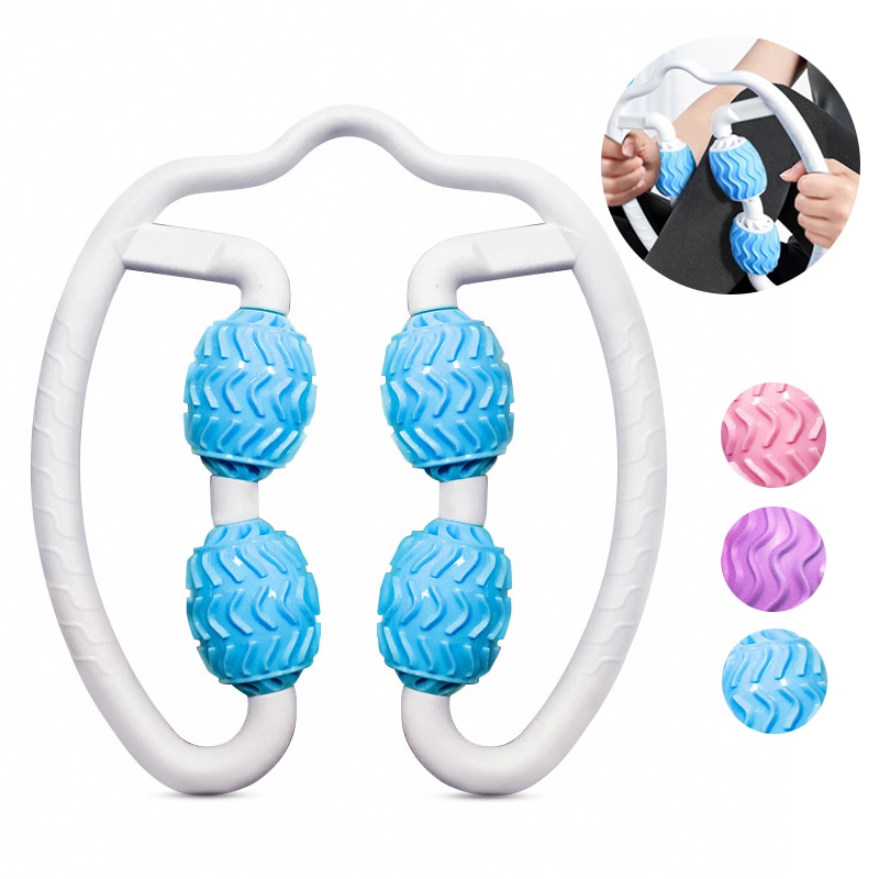 Muskeltræning rulle yoga u-form triggerpunkt massagerulle til ben hals muskelvæv til fitness gym yoga pilates sport