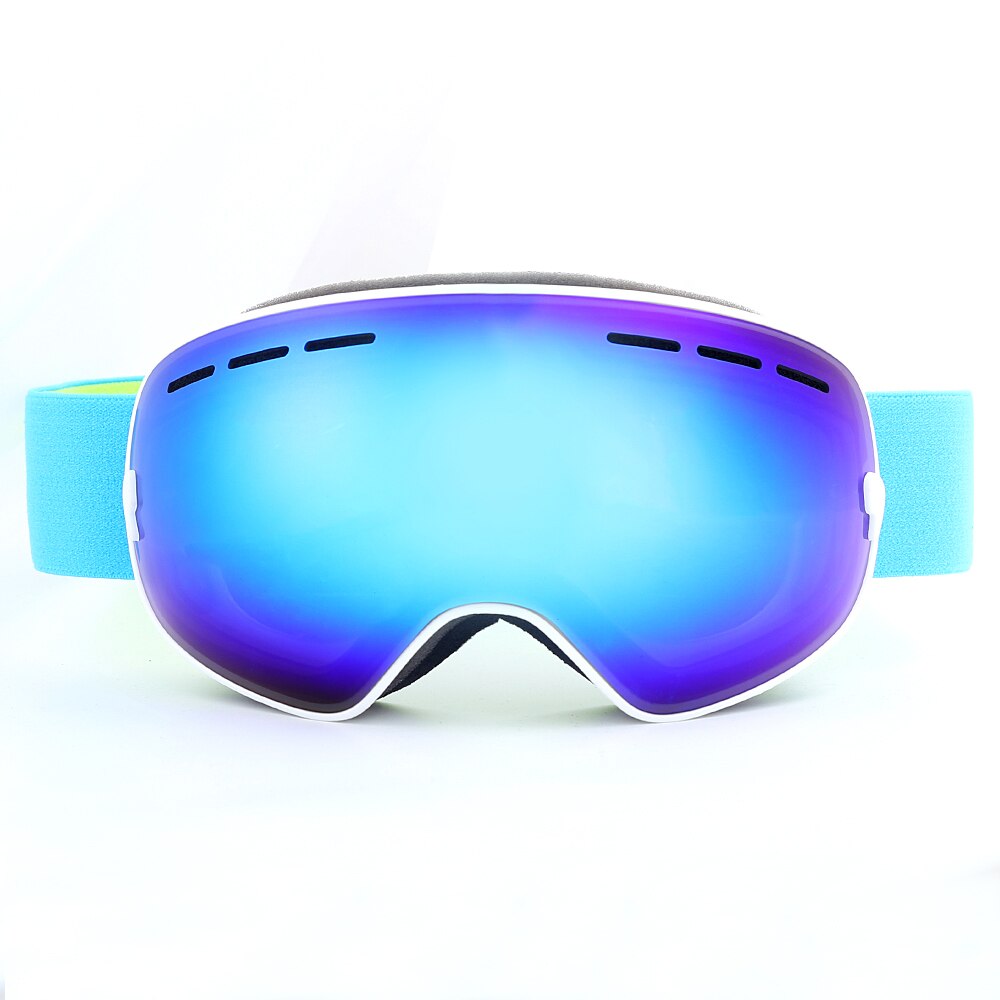 Winter outdoor skibrillen dubbele lagen  uv400 anti-condens winddicht grote skibrillen skibrillen heren dames sneeuw snowboardbrillen