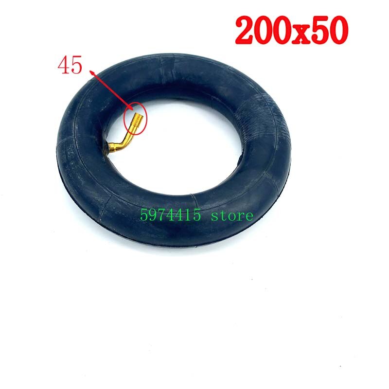 Bandenmaat 8X2 &quot;En Binnenband 200X50 Volledige Wielen Off Road Band Voor Elektrische Scooter Wiel Stoel Truck Pneumatische trolley Winkelwagen: Tube Only