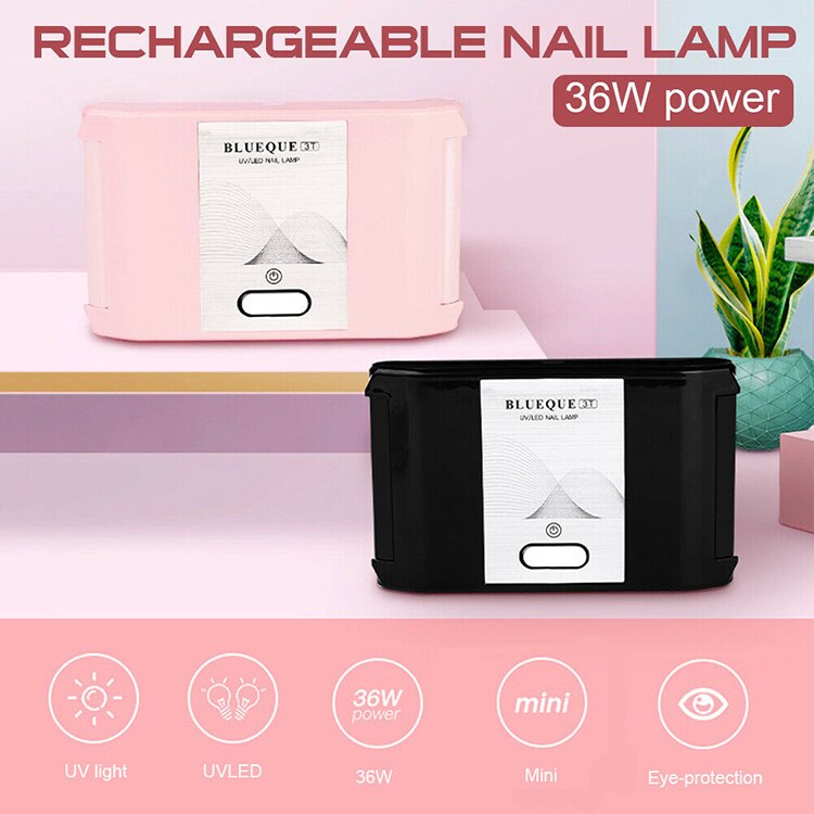 Mini 36W Nail Art Lamp Mini Draagbare Vouwen Nail Art Fototherapie Machine Uv/Led Gebraden Lamp Nail Lamp nail Licht Nail Art TSLM2