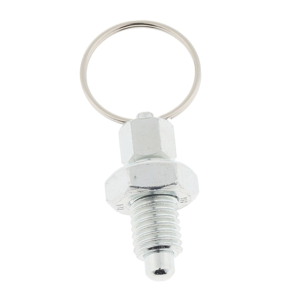 Steel Retractable Spring Plunger Indexing Plunger Lock Ring Pin, 4 Sizes Available