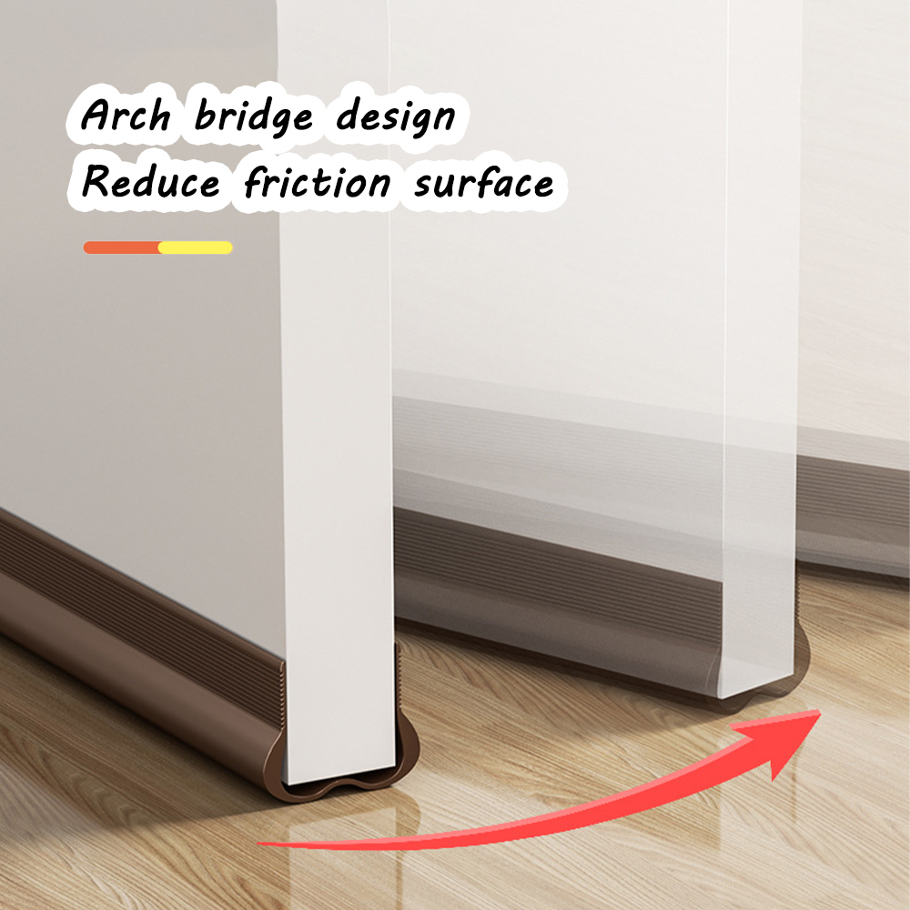 Soundproof Door Draft Stopper PVC Seal Strips Efficiency Door Bottom Sealing Strips for Noise Reduction & Insulation