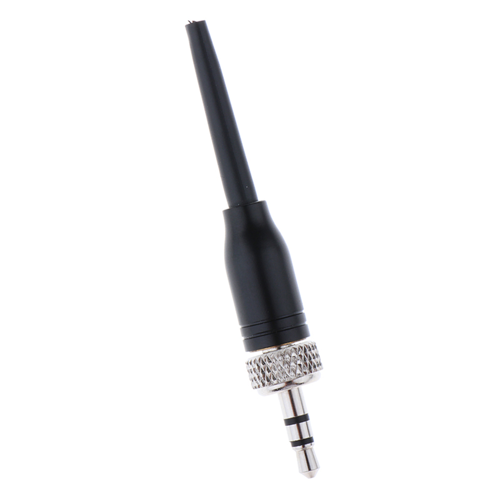 3.5 Mm Stereo Jack Plug Mini Audio Connection for Repair Microphone Black