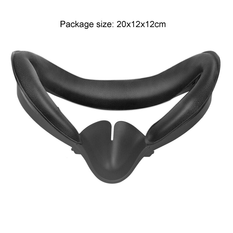 Facial Interface Bracket face/lens Cover Set for Oculus Quest 2,PU Leather Foam Face Pad for Oculus Quest 2 VR Accessories,Black