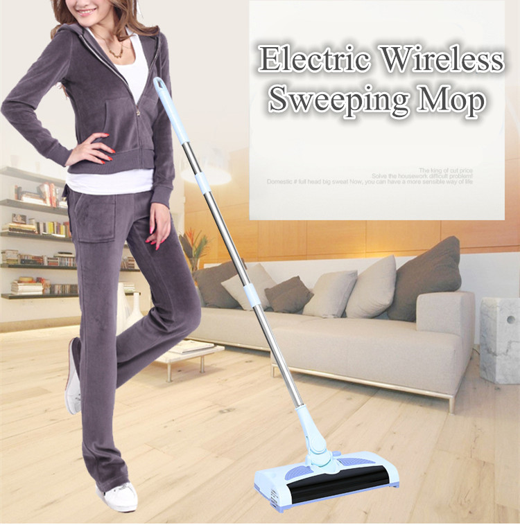 Barredora eléctrica inalámbrica, máquina de barrido manual, aspiradora, escoba, Robot de limpieza recargable para el hogar, mopa barredora, producto en oferta