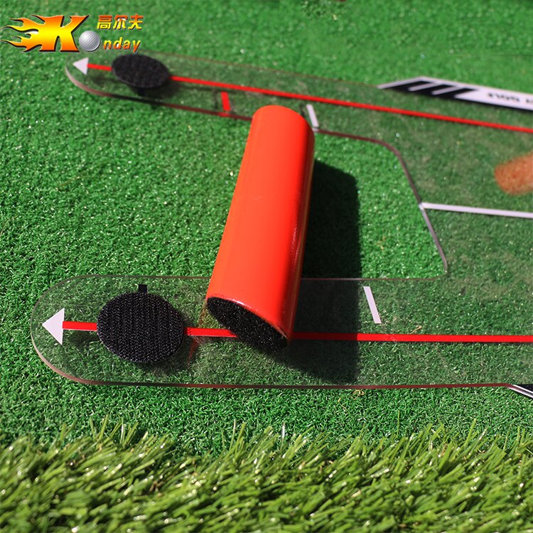 Golf swing træner sving lige draw fade øvelse spejl golf sigter rammer træner