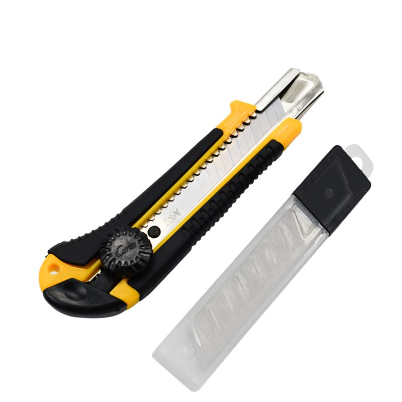 Nóż introligatorski i 5 sztuk stop frez ze stali ostrze wymienne Sztuka nóż ostrza DIY wytrzymały metal nóż gilotyna robić papieru narzędzia