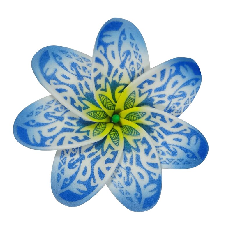 10 stk/sæt bryllup kunstige æg blomster jul hawaii sommerfest strand diy hjemmedekoration hula pige hår tilbehør: Xhm 0165