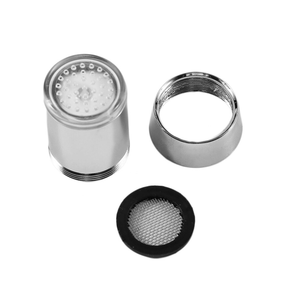 3 Color LED Light Change Faucet Shower Water Tap Temperature Sensor