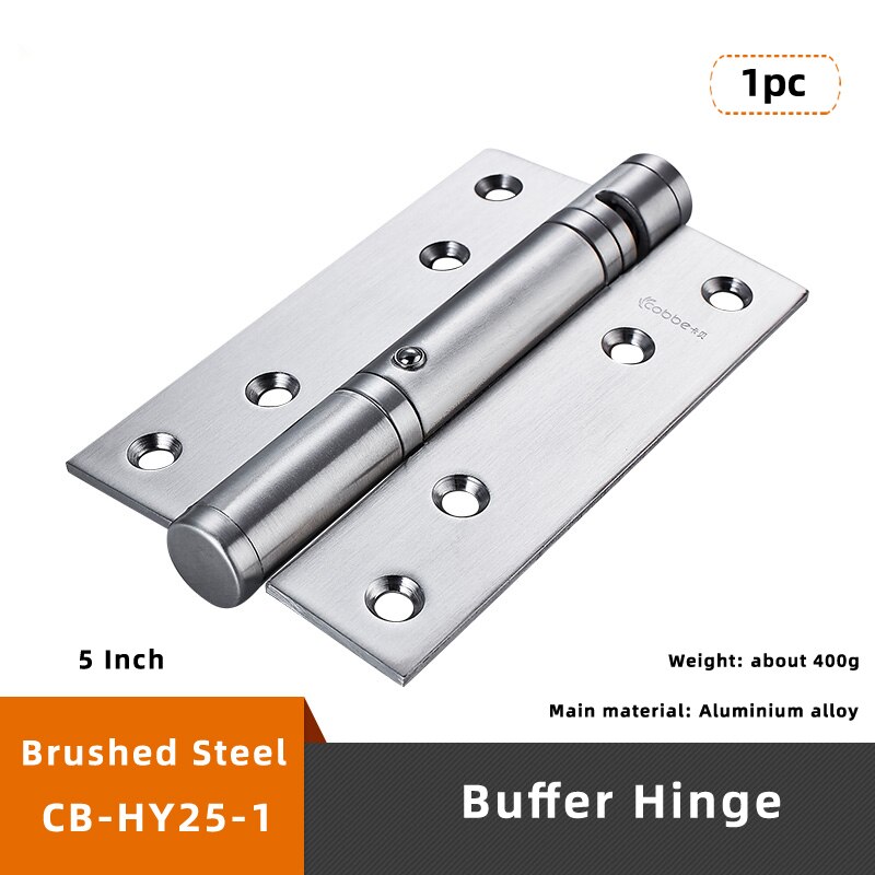 Stainless steel Invisible Door Hinge Buffer Hinge Concealed Door Hinge Door Closer Load Bearing Hing: Default Title